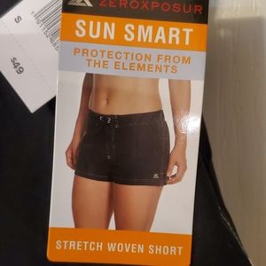 Zeroxposure stretch woven swim shorts Black size small